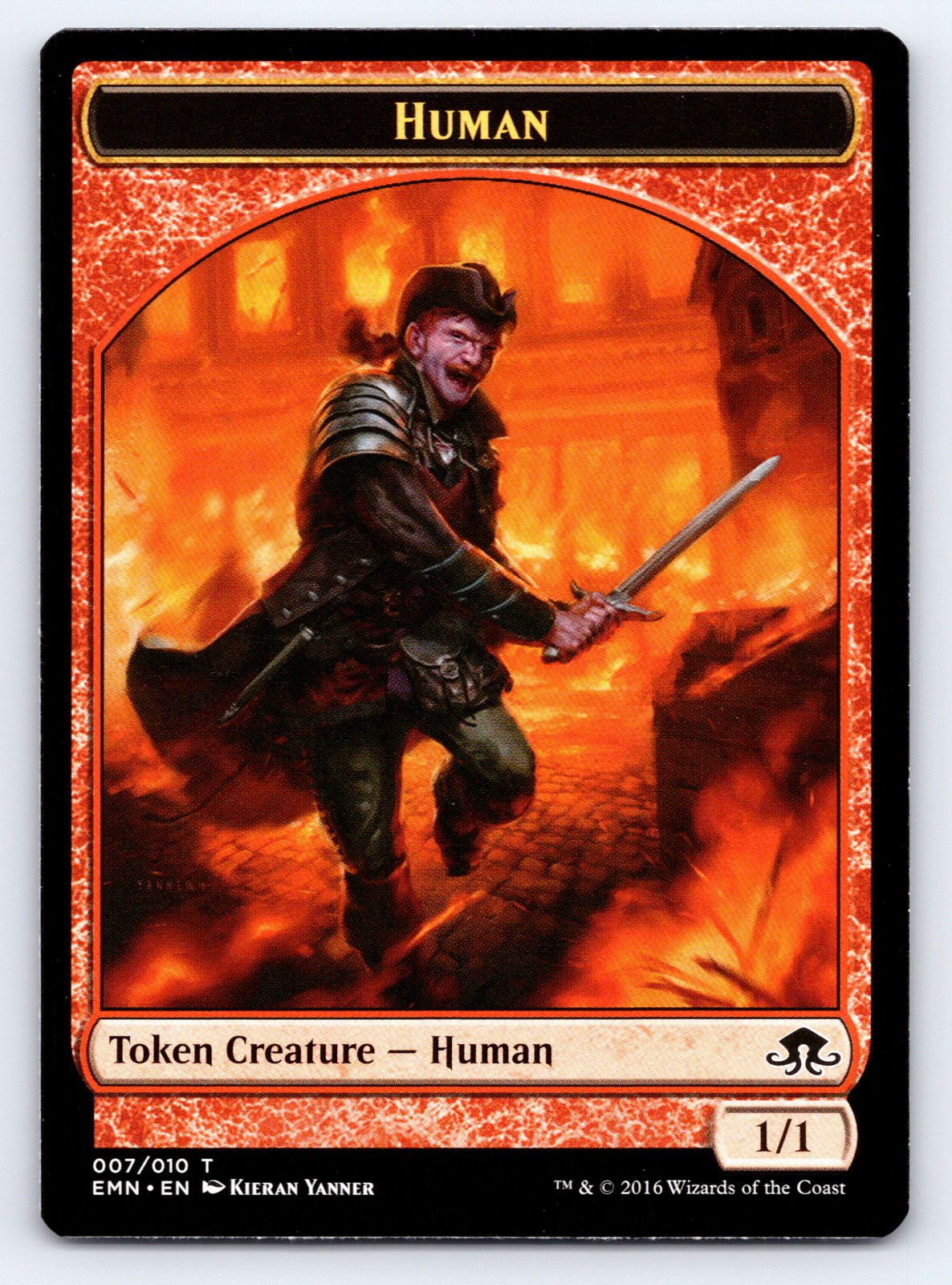 Human Token  NONFOIL - Eldritch Moon - MTG