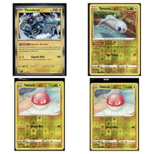4 Card Pokemon TCG Lightning Lot - Thundurus Tynamo Voltorb Mixed Sets