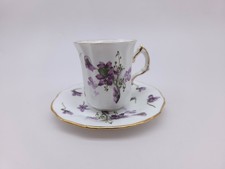 Vintage Hammersley Victorian Violets Demitass...