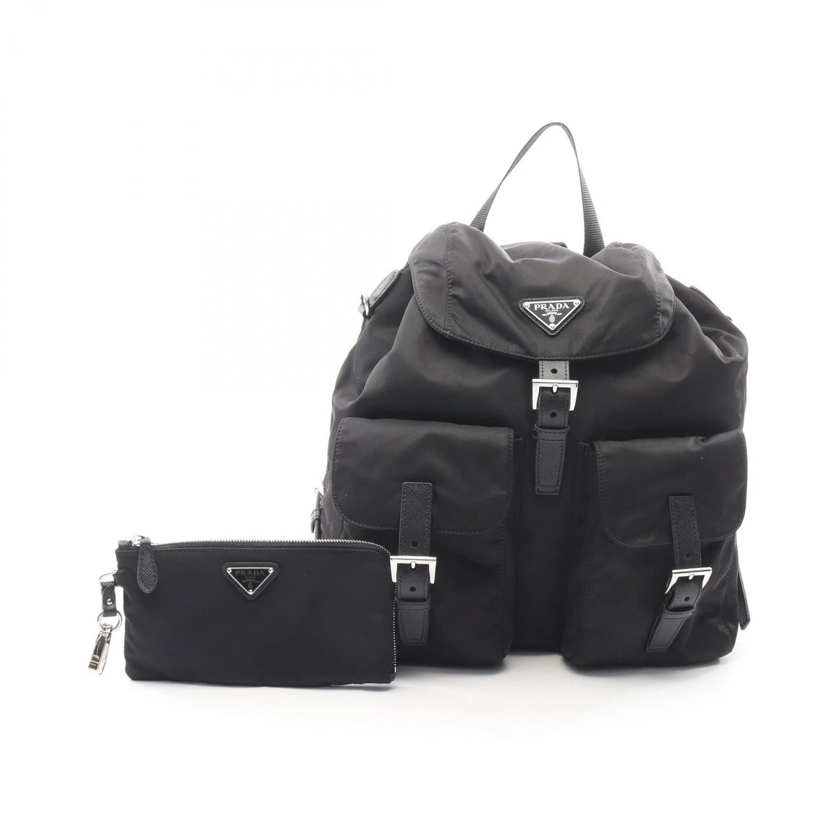 PRADA Vela Nylon Exterior Backpack Bags & Handbags for Women for