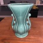 McCoy Pottery Vase Mid-century  8 1/8