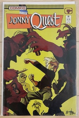 Jonny Quest #31 (1986 Comino series) 1988 Low Print Final Issue FN