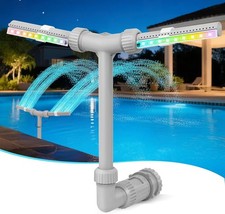 Pool Fountain with Lights | Solar Pool Founta...