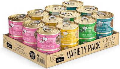 Cats in the Kitchen, Kitchen Cuties Variety Pack, Wet Cat Food, 6Oz Cans (Pack o