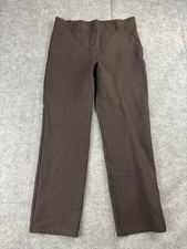 Quince Womens M Stretch Twill Straight Leg Dress Pants brown Motif Classy Career