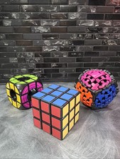Rubiks cube Lot Of3 Mefferts Gear Ball- (1) S...