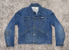 Vintage 70s Wrangler No Fault Trucker Jacket Denim USA