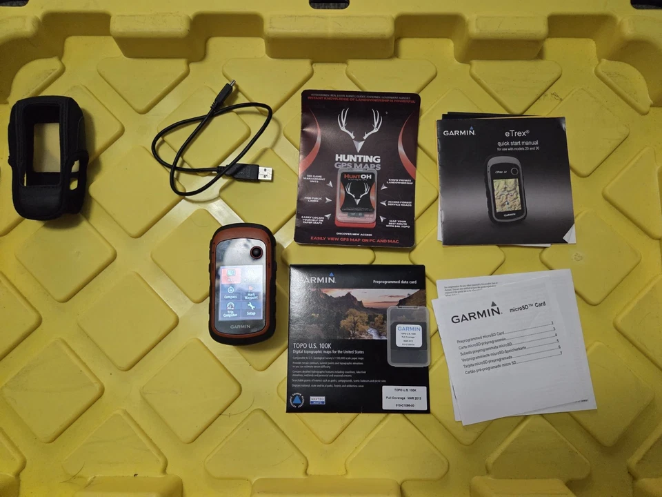 Garmin eTrex 20 2.2" GPS Handheld Bundle Topo US 100K Card And HUNTOH Ohio Card - Image 2 of 4