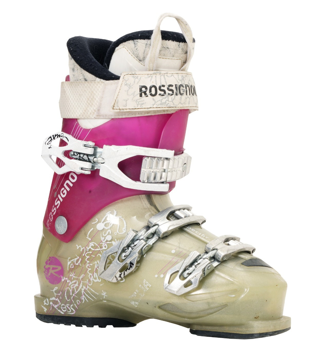 Scarpe Da Sci Da Pista Donna Occasione ROSSIGNOL KELIA Rosa Taglia 39,5 foto 2