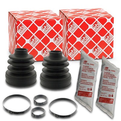 2x FEBI BILSTEIN Faltenbalgsatz Achsmanschette FORD FOCUS DA HCP DP DM2