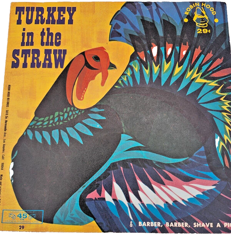 Turkey In The Straw 45 RPM Record Jacket Sleeve Cover Great Graphics No Record - Picture 4 of 4