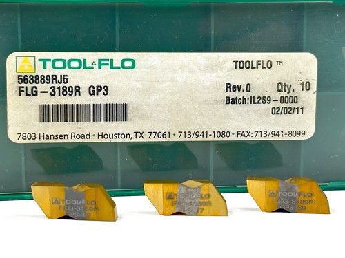 TOOLFLO FLG-3189R | New Carbide Inserts | Grade GP3 | 3pcs - Picture 2 of 2