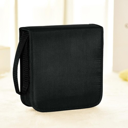 40 Black CD DVD Disc Carry Case Holder Bag Wallet Storage BEST Binder Book K2X1 - Afbeelding 4 van 10