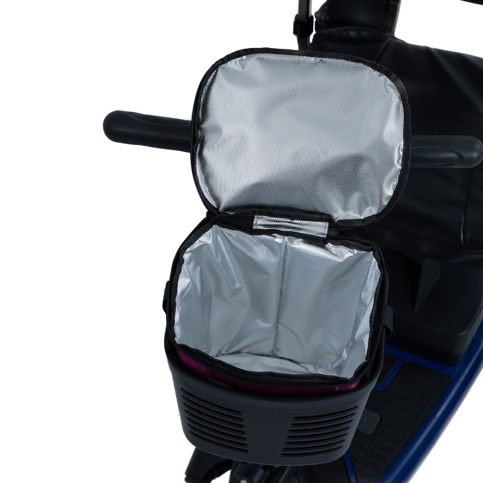 Insulated Basket Bag for Mobility Scooters with Round Basket Berry eBay