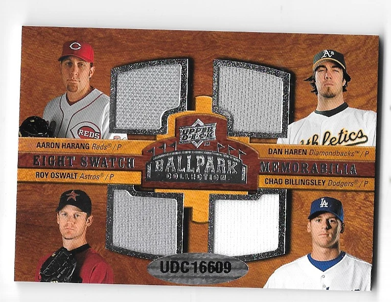 Greinke Johnson Burnett Weaver Etc Swatch Authentic Game Used Memorabilia Card - Image 2 of 4