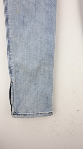 Tsubi light wash skinny leg women's jeans with zip details size 27/UK9 - Picture 9 of 10