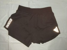 adidas adizero split shorts track  field running marathon Small Black HA3690