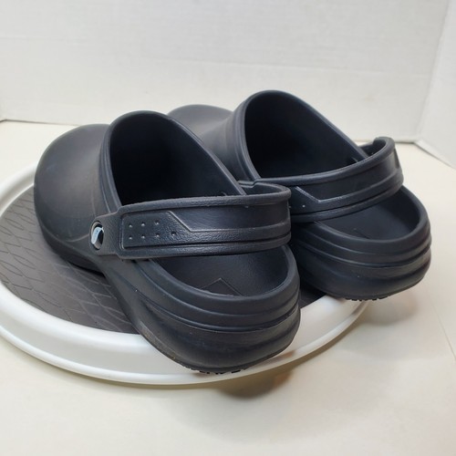 Skechers Arch Fit Work Slip Resistant Womens 9 Black (NO INSOLES) *STAIN* - Picture 8 of 20