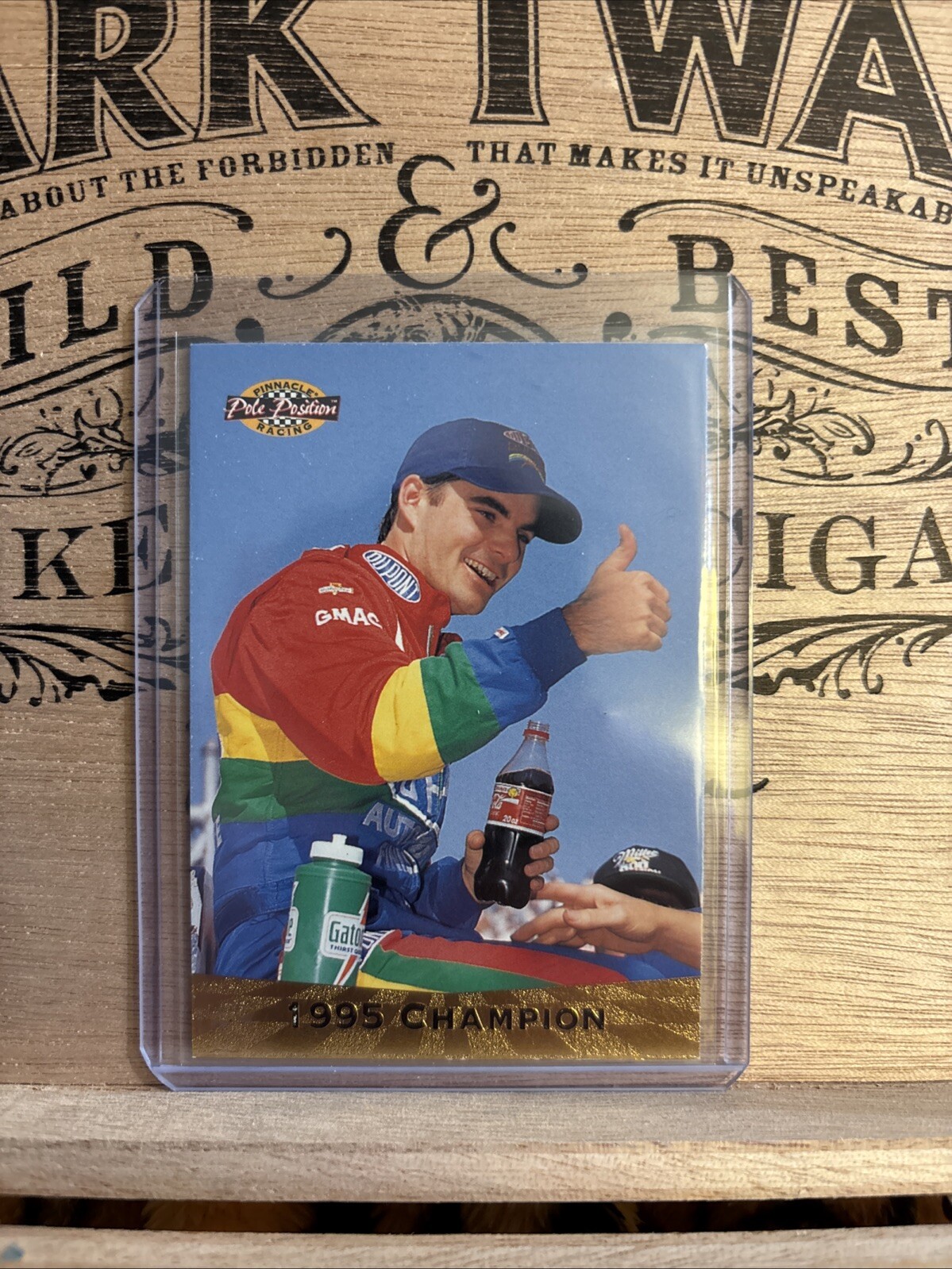 1996 Pinnacle Pole Position - 1995 Champion #54 Jeff Gordon