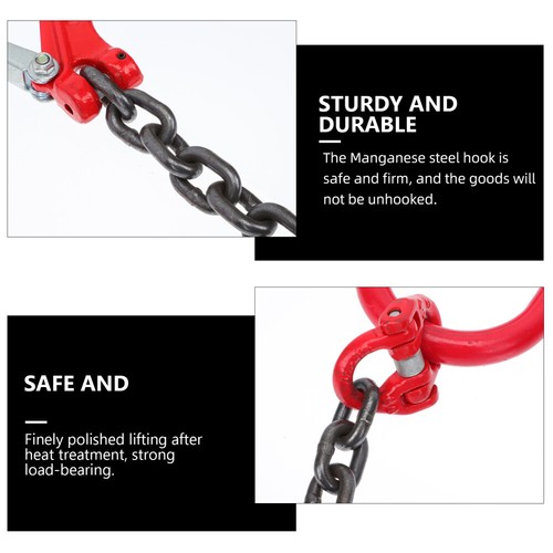 Lifting Sling Work Travel Chain for with Hook Heavy Duty Chains - Picture 8 of 12