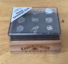 Karen Foster Design Clikit Embossing Tips SPORTS - NEW-