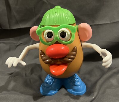 VINTAGE MR POTATO HEAD 12pc SET GREEN HAT & BLUE SHOES W/ GLASSES