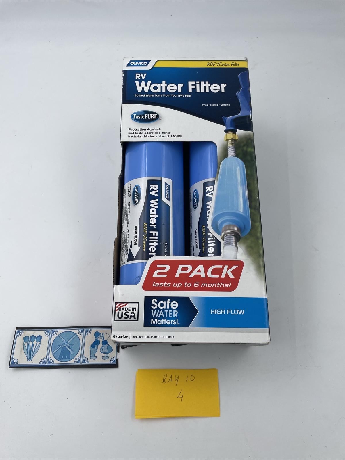 2PACK CAMCO TastePURE KDF Carbon High Flow Inline RV/Marine Water Filter 40045 eBay