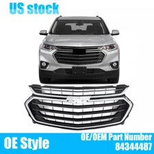 84344487 For 2018-2021 Chevrolet Traverse Chrome Front Bumper Grille Mesh Grill
