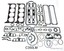 Chevrolet SBC 350 TBI 5.7L V8 Full Overhaul Gasket Set (1986 Chevrolet SBC 350 TBI 5.7L V8 Full Overhaul Gasket Set (1986