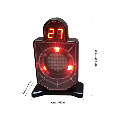 Electronic Laser Target Dry Fire Training Laser Induction Counting  With light