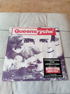 Queensryche Overseeing The Operation 10'' EP UK 1988 Operation Mindcrime