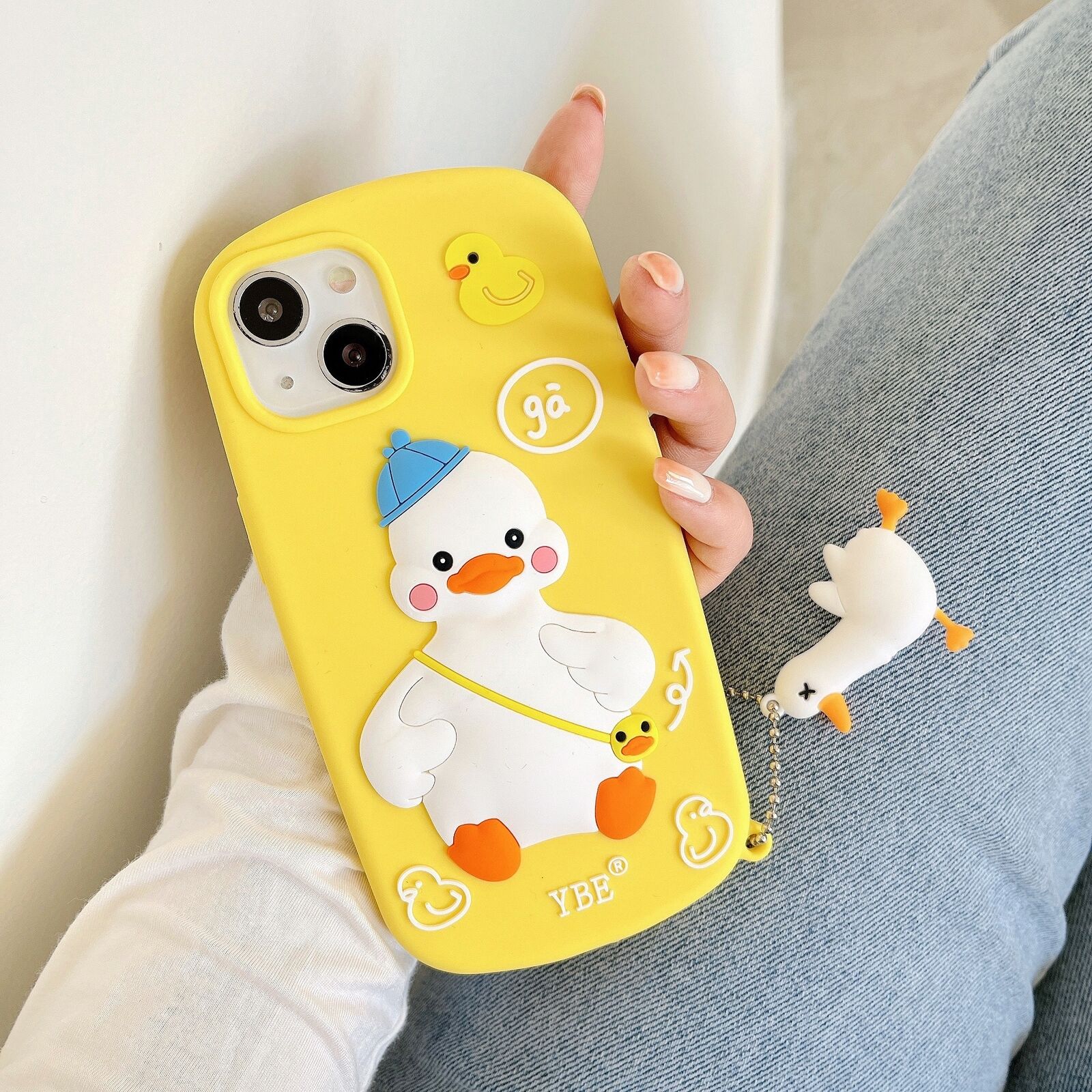 Cute Cartoon Duck Case For iPhone 13 12 11 XS 8 7 IPS607