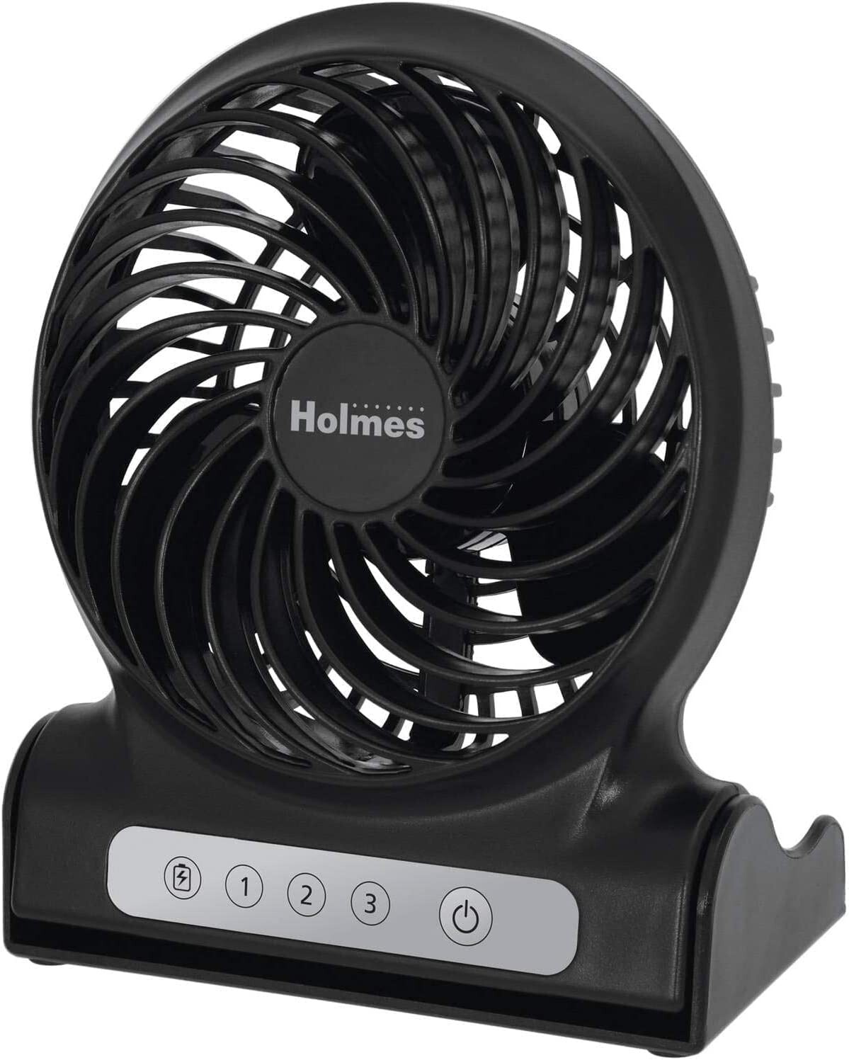 Holmes 4" Personal Rechargeable Fan Decktop Black eBay