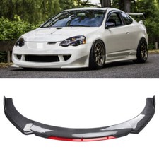 For Acura Rsx Coupe Carbon Fiber Style Front Bumper Lip Spoiler Splitter Bodykit