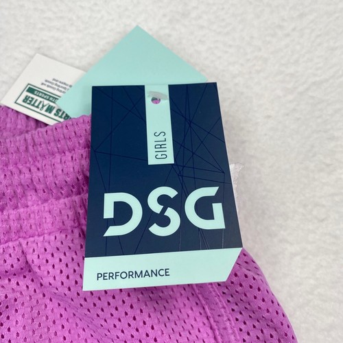 DSG Brand Youth Girls Mesh Athletic Workout Shorts Size XL Pink - Picture 4 of 7