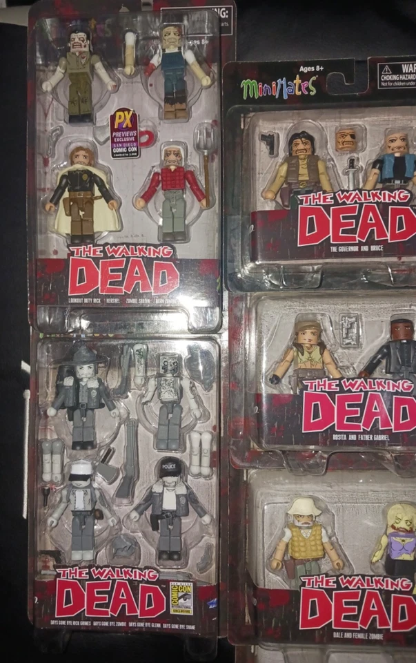 the walking dead minimates lote de 30 precintados con exclusivas px y sdcc Foto 3 de 4