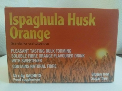 Ispaghula Husk Powder, 30 satchets, Orange Flavour, Adds fibre, Aids ...