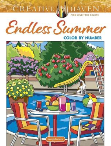 George Toufexis Creative Haven Endless Summer Color by Number (Tascabile)