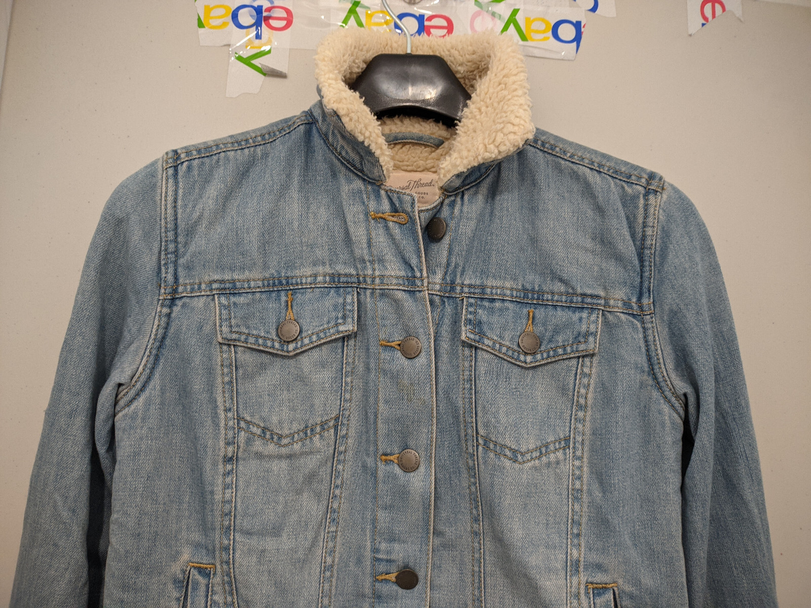 Universal Thread Jacket Womens Small Blue Denim J… - image 3