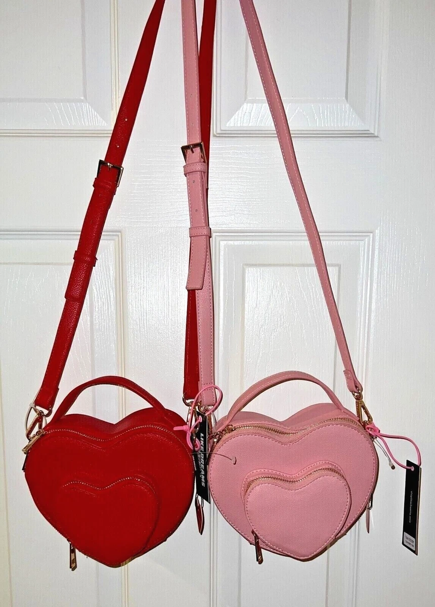 Holder Of Hearts Faux Leather Heart Shaped Purse (Fuchsia) · NanaMacs