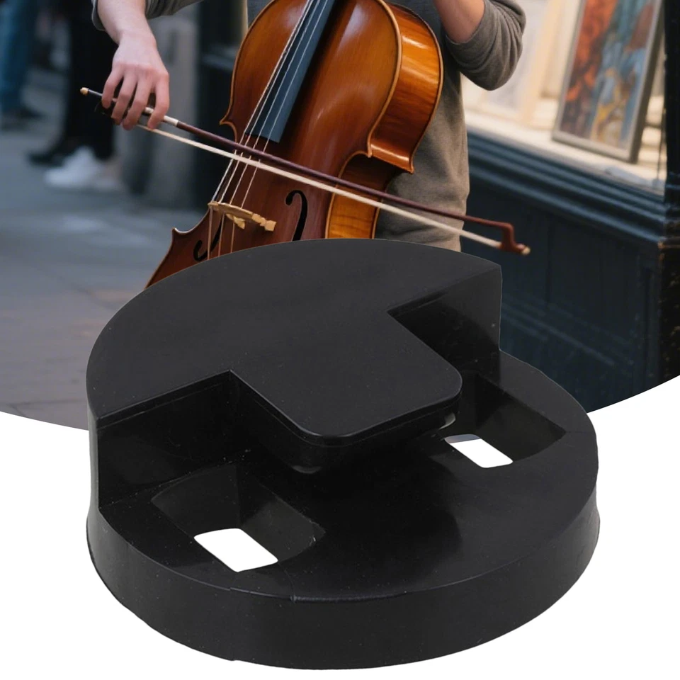 Cello Mute Bass Silencer Viola Banjo Rubber Tone Eliminator Stopper - Image 3 of 4