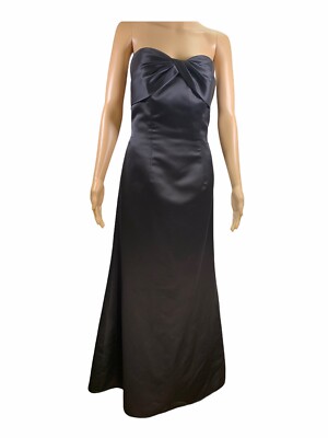 B2 evening formal dress strapless US 12 Black | eBay