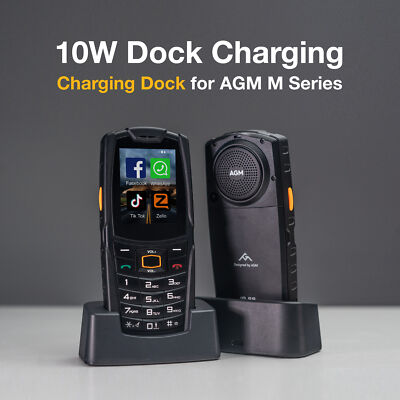 Dock Station Wireless Charger Stand Holder Desk Charge for AGM M6/M7