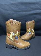 Toy Story Kids Western Boots Size Toddler 7 Disney Pixar Andy