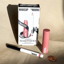 MAKEUP BY MARIO “Dream Lip Kit” Mini Lip Plumper & Suede Pencil - NIB + Gift !