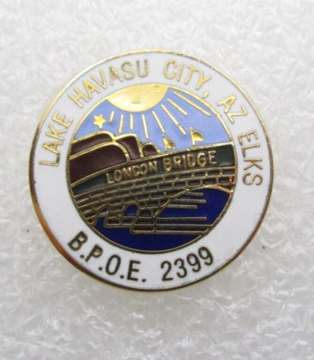 Havasu City Arizona Elks BPOE 2399 London Bridge Lapel Pin (C743)