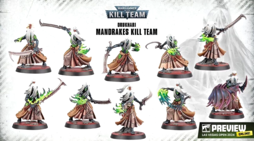 Drukhari Mandrakes Kill Team - WH40k Kill Team Nightmare (NOS) Pre-Order - Zdjęcie 1 z 1