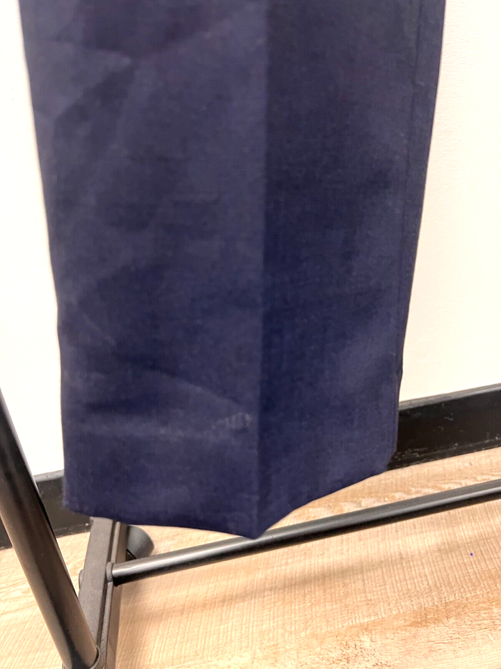 NEXT Tailoring Slim Fit Suit Trousers Navy Size 32" 32L 50 Wool BNWT
