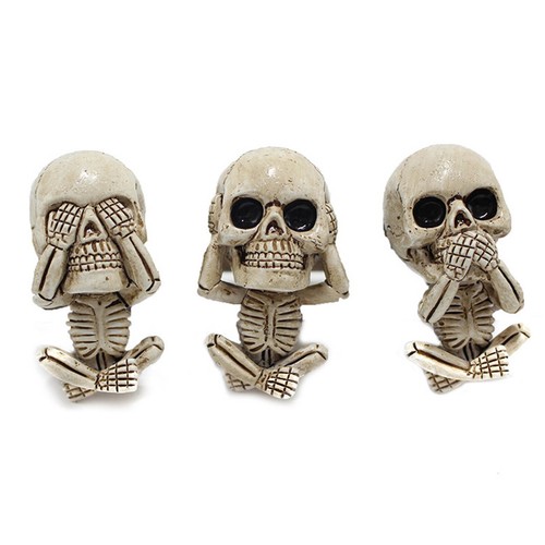 3Pcs Ghost Head Car Interior for Car Air Freshener Clips Vent Skull