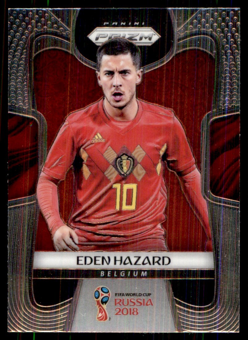 2018 Panini Prizm World Cup Eden Hazard Belgium #13